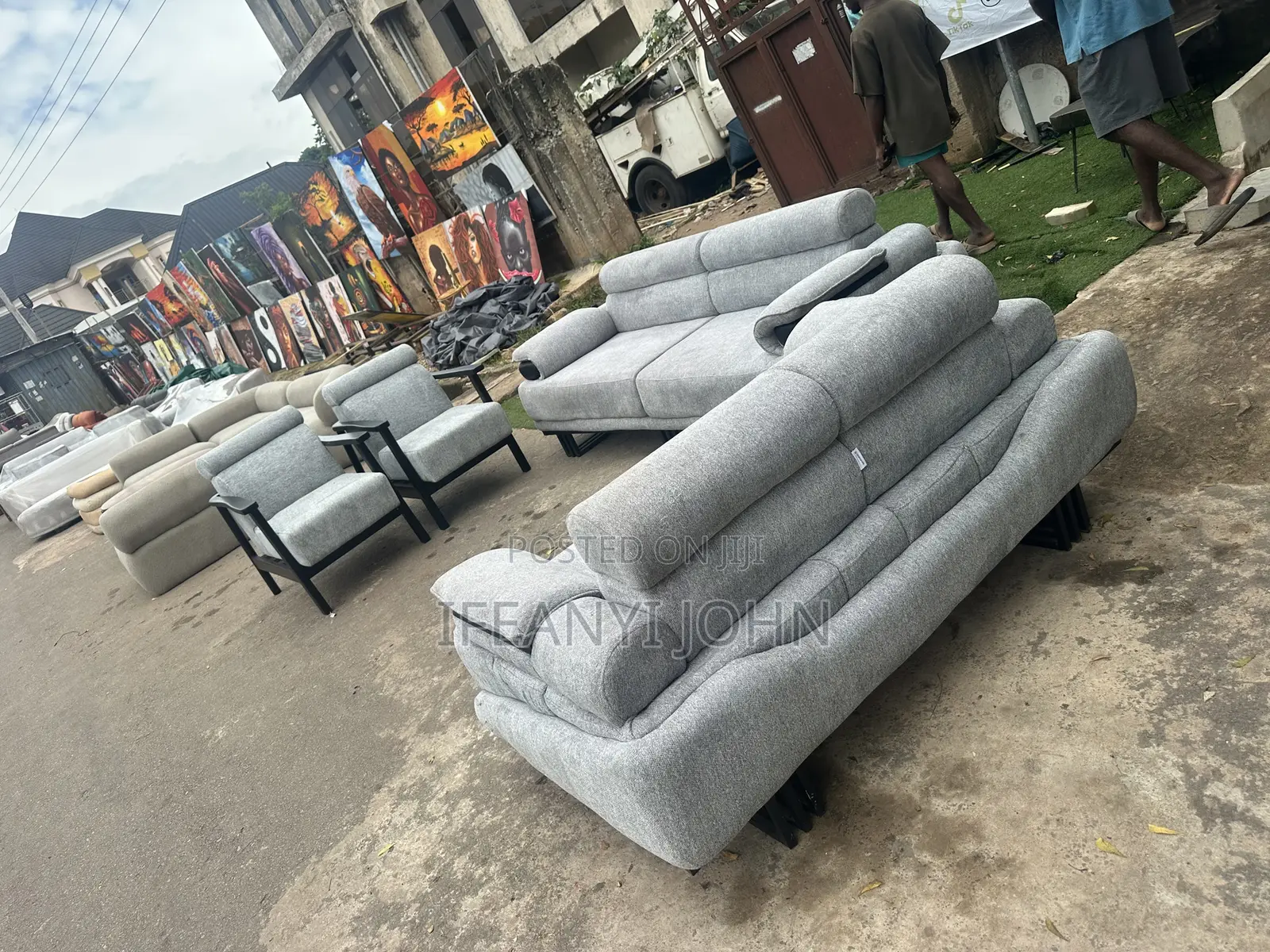 Chair Set in Grey
