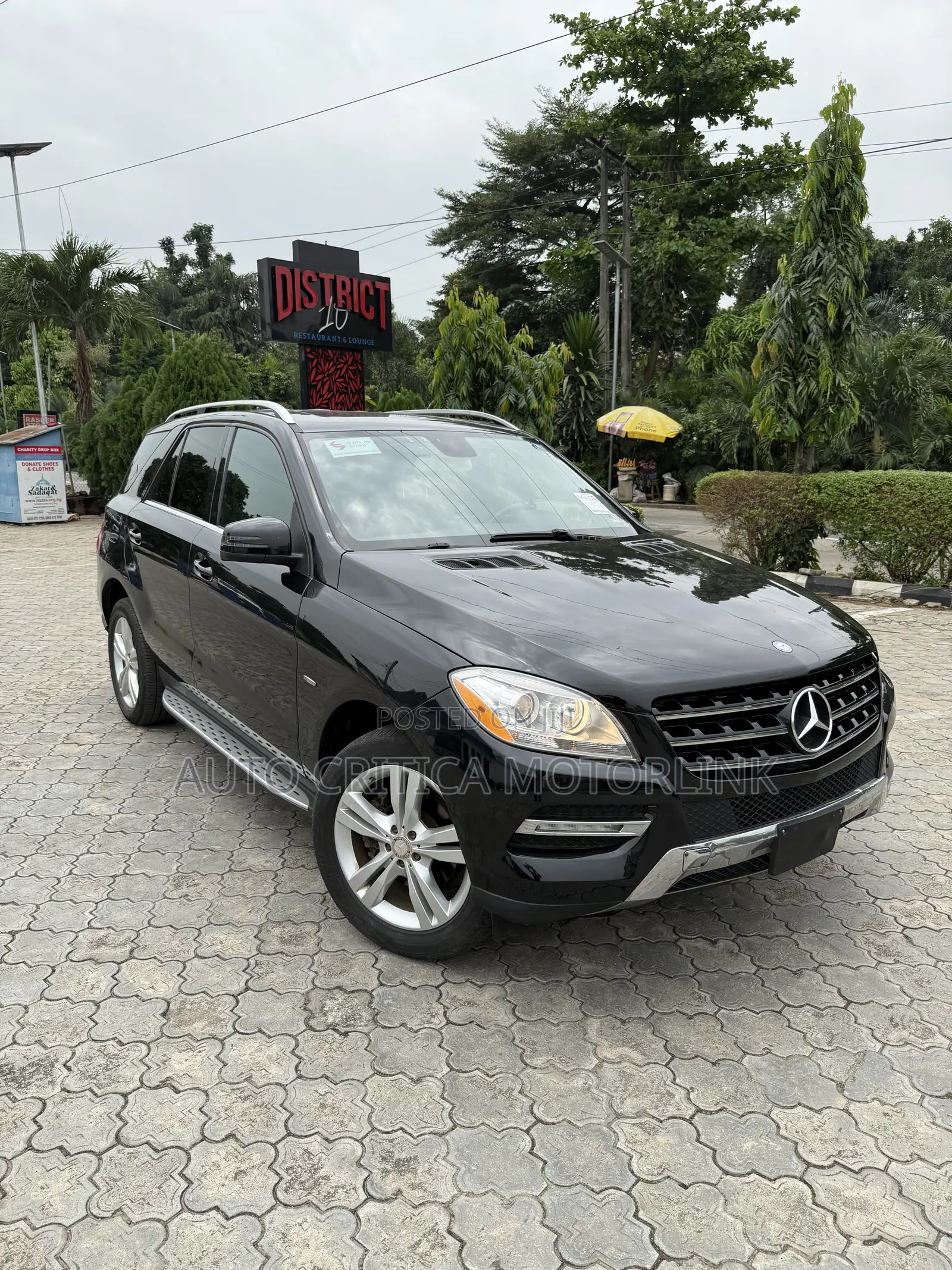 Mercedes-Benz M Class ML 350 4Matic 2012 Black