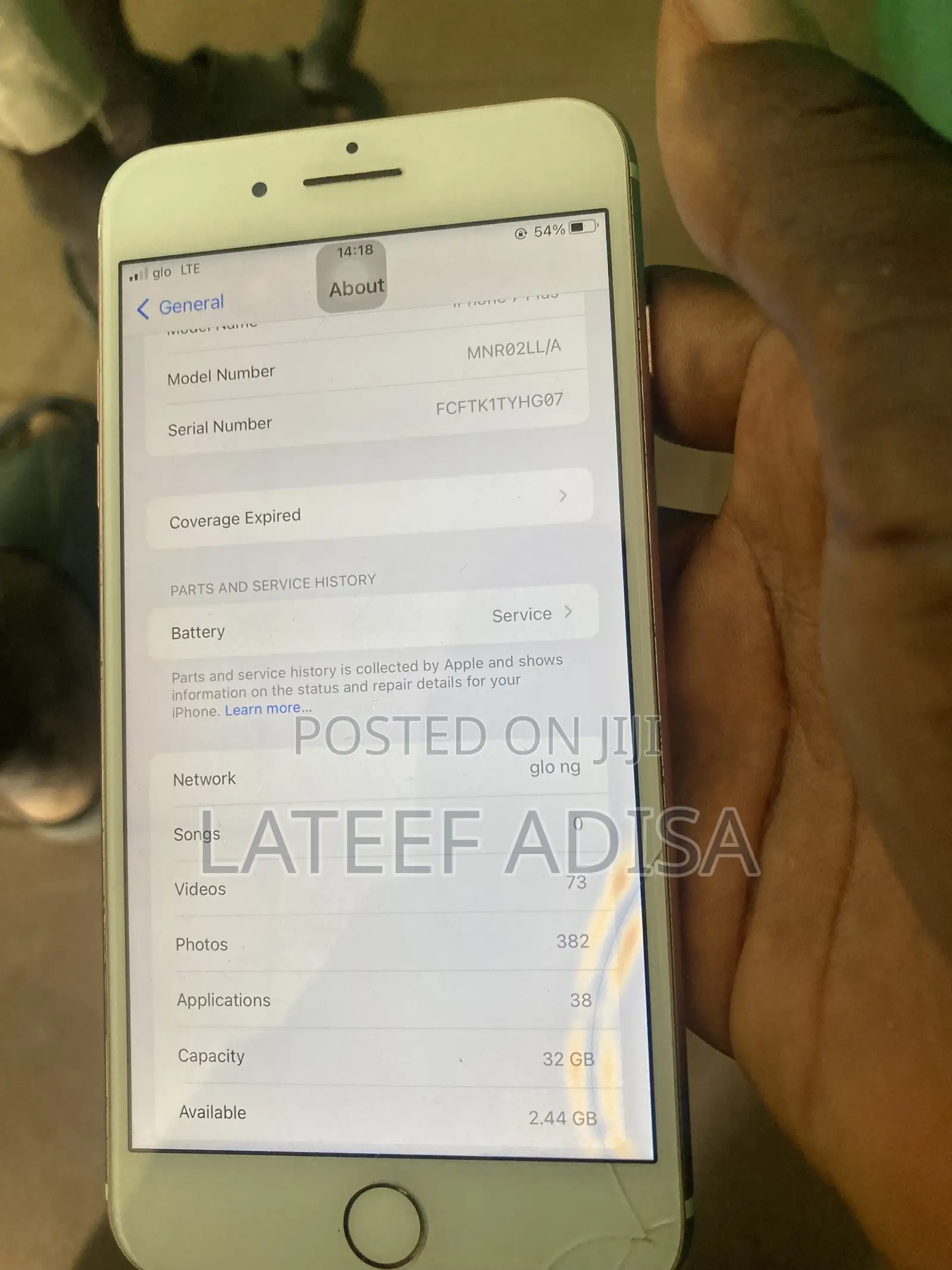Apple iPhone 7 Plus 32 GB Silver