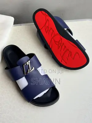 Christian Louboutin Leather Slippers