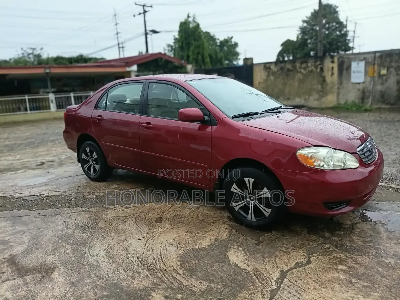 Toyota Corolla 2007 Red