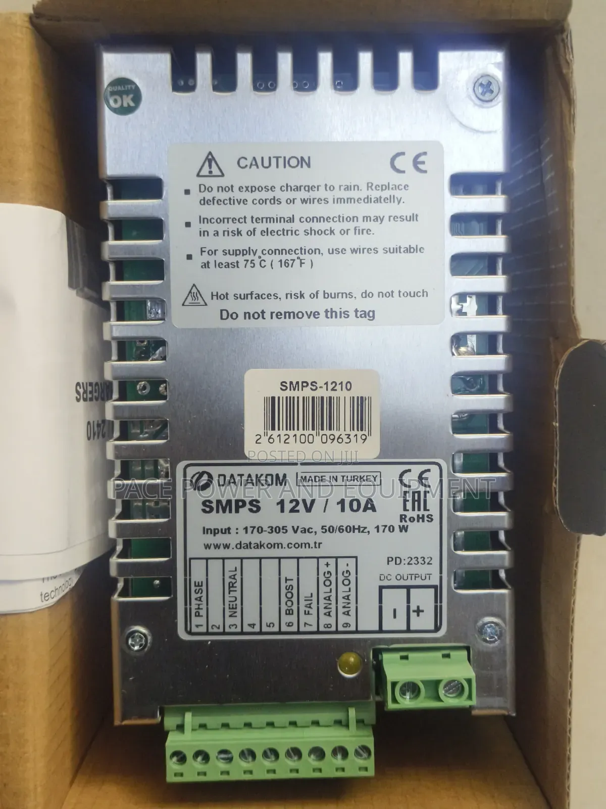 Datakom Battery Charger Without Display (12v/10a)