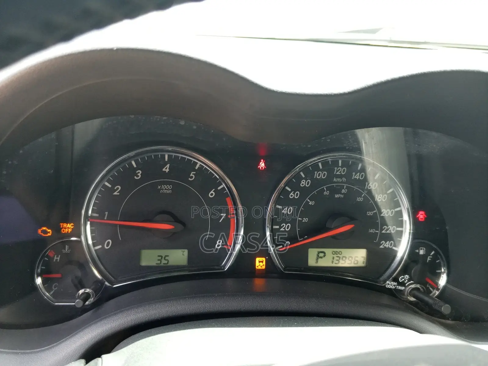 Toyota Corolla 2012 Red