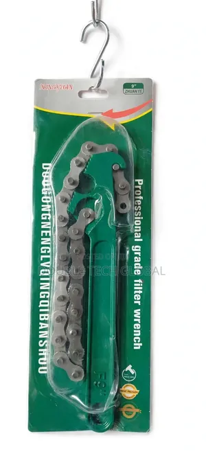 9" Professional Chain Filter Wrench - Oil Filter Chain Spanner Wrench