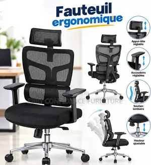 Top Quality Ergonomic Mesh Swivel Chair With Headrest