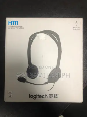 Logitech H111 3.5 Mm Stereo Headset With a Microphone.