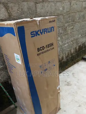 SKYRUN BCD-185H Silver Double Door Fridge