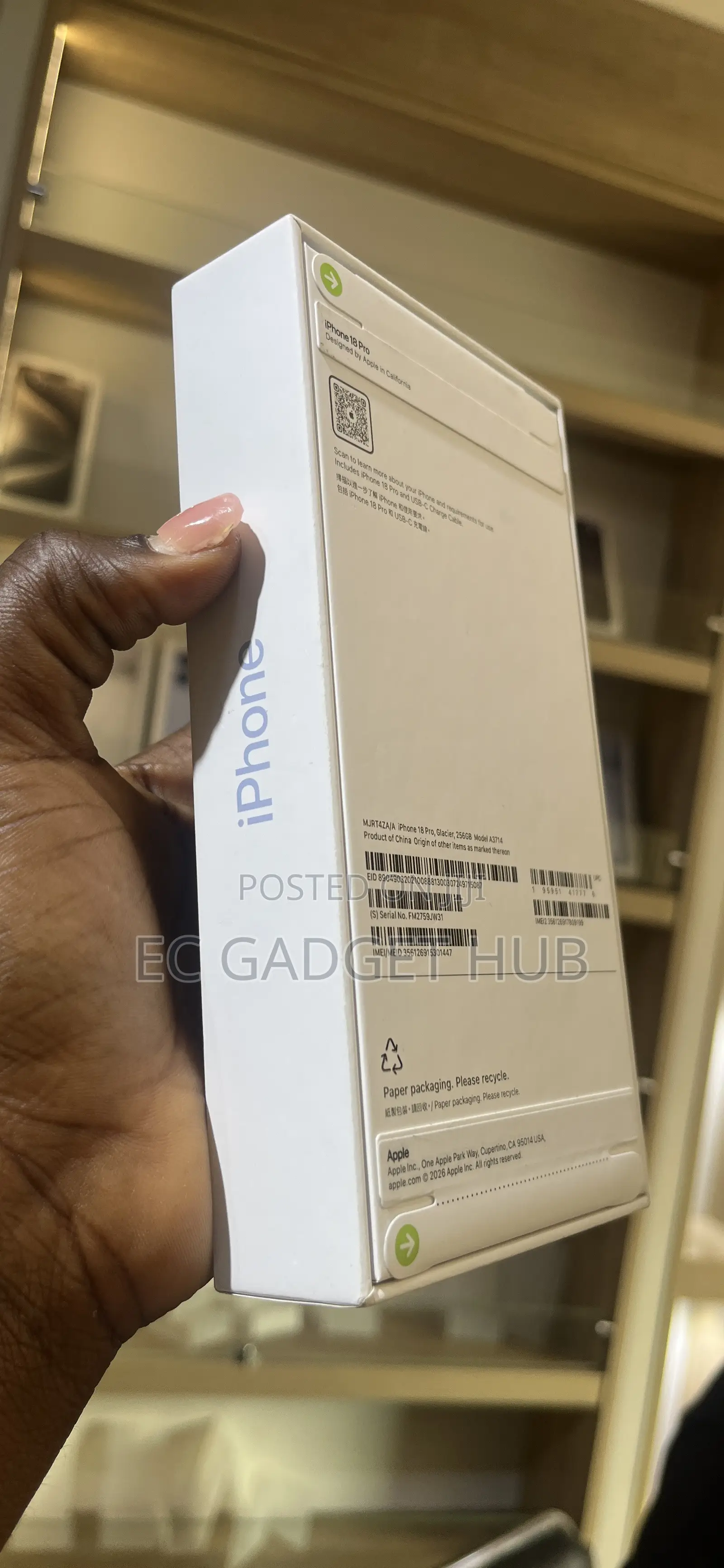 New Apple iPhone 18 Pro 256 GB
