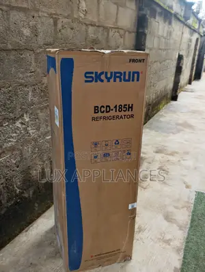 SKYRUN Double Door Fridge Freezer 180L