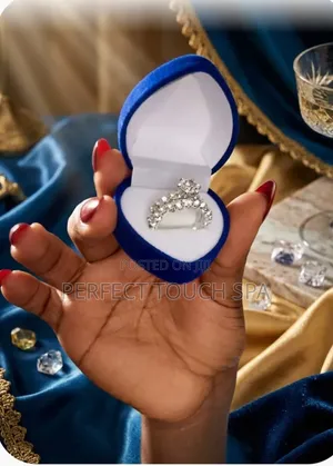 2pc Silver Engagement Ring