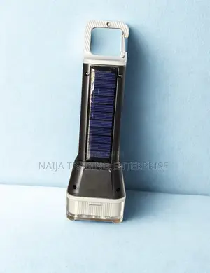LED Flashlight - Portable Solar & Rechargeable Outdoor Light With Hook