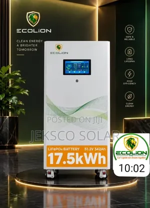 17.5kw, 48v Ecolion Lithium Solar Battery