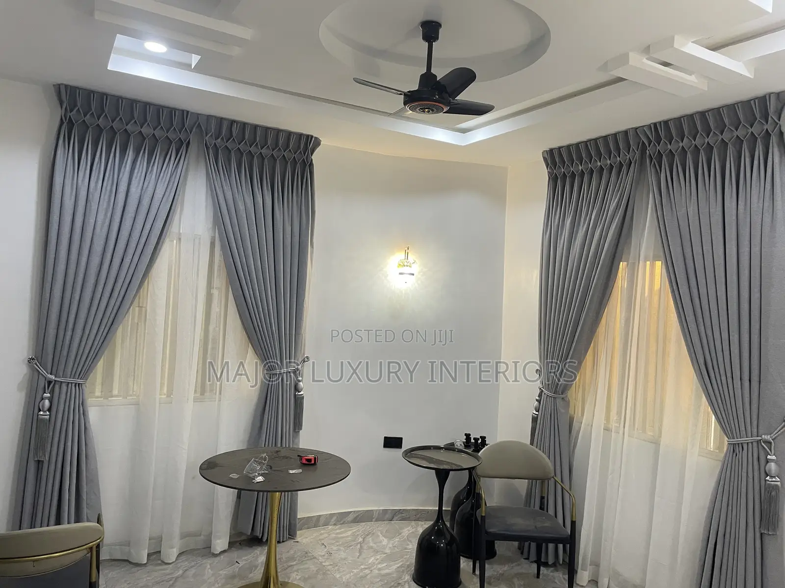 Double Pleat Design With High Quality Turkey Fabric