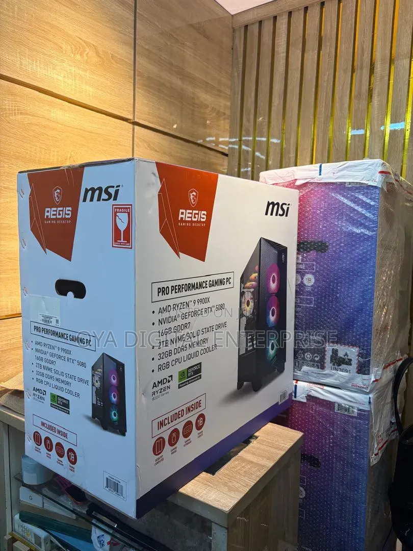 New Desktop Computer MSI 32GB AMD Ryzen 9 SSD 2T