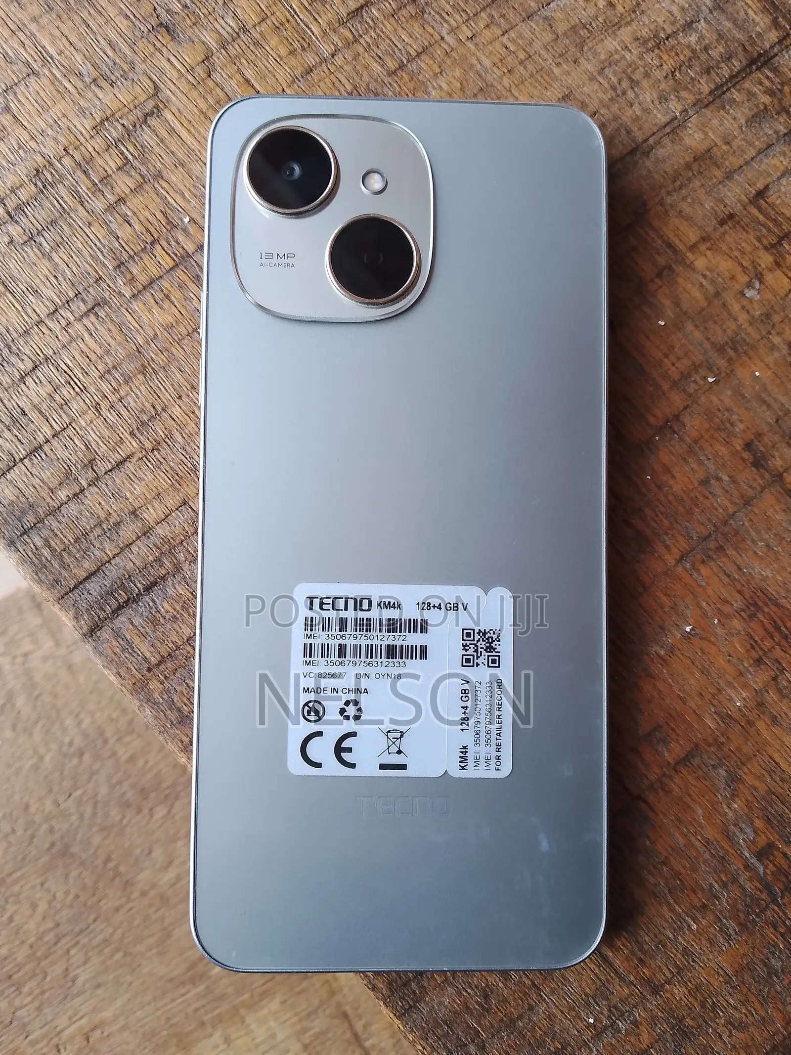 New Tecno Pop 10 128 GB Silver