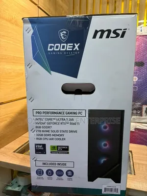 New Desktop Computer MSI Codex R2 32GB Intel Core Ultra 7 SSD 2T