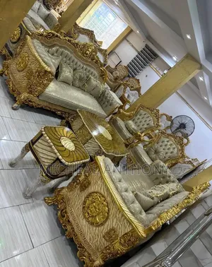 High Quality Parlour Chairs With Centre Table Seven Seaters