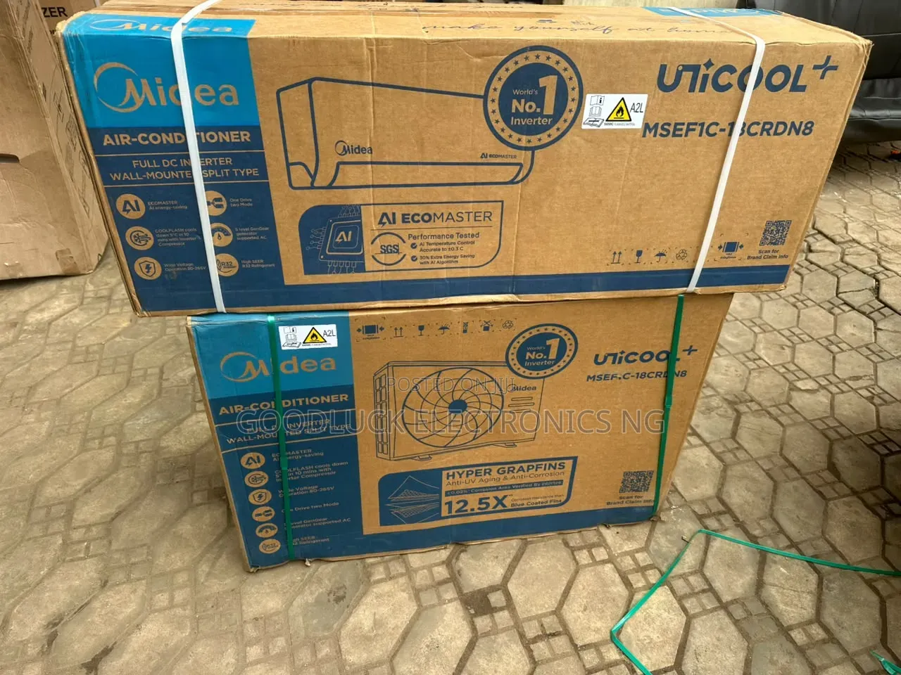 Midea 2HP Unicool Inverter Split AC MSEF1B-18CRDN8