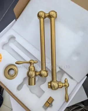 Wall-Mounted Folding Pot Filler Kitchen Faucet