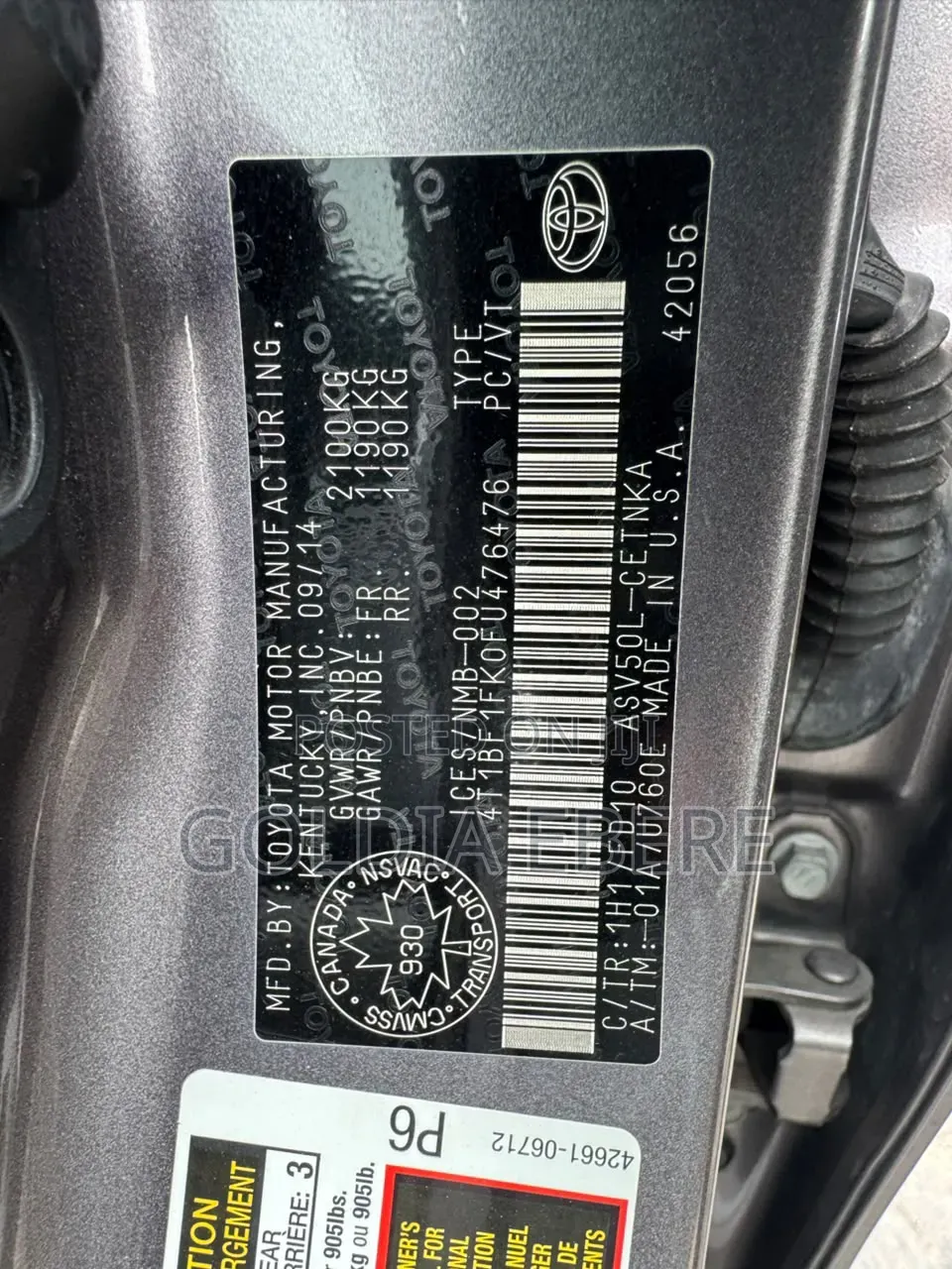 Toyota Camry 2015 Gray