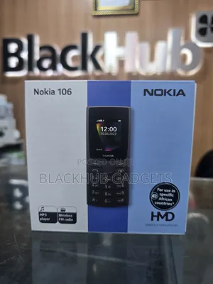 New Nokia 106 Black