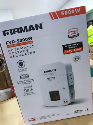 FIRMAN 5KVA Wall Mounted Voltage Management Stabilizer