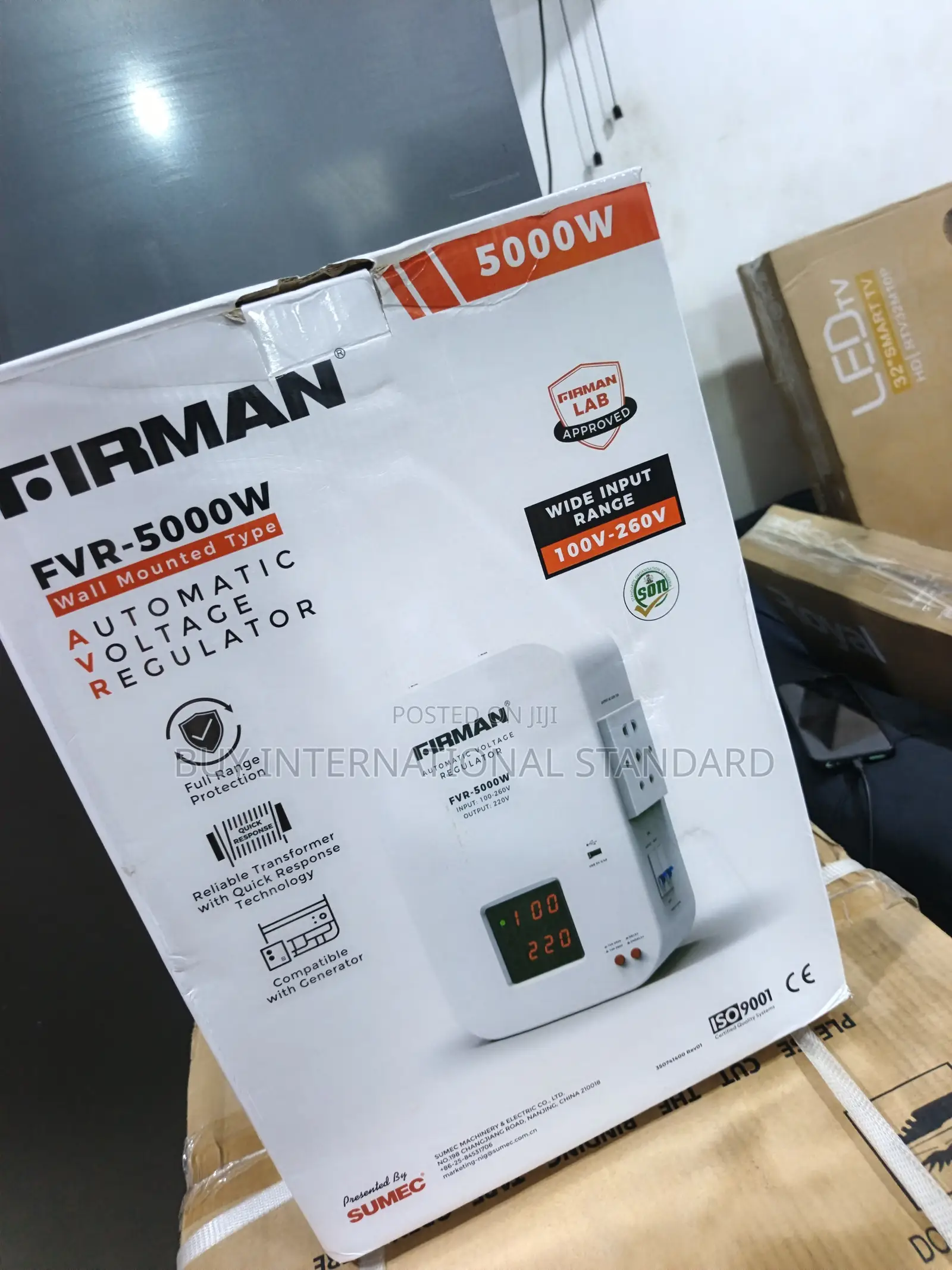 FIRMAN 5KVA Wall Mounted Voltage Management Stabilizer