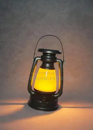 Portable Retro LED Lamp– USB Rechargeable and Solar