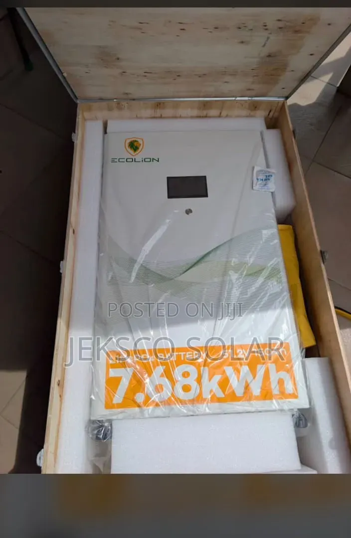 7.68kwh, 48v Ecolion Lithium Battery