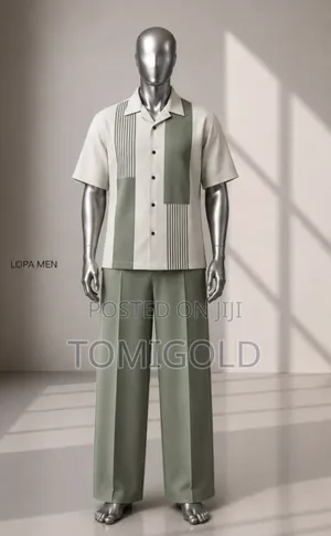 Stylish White Shirt and Matching Trousers | Quality Men's Outfit
