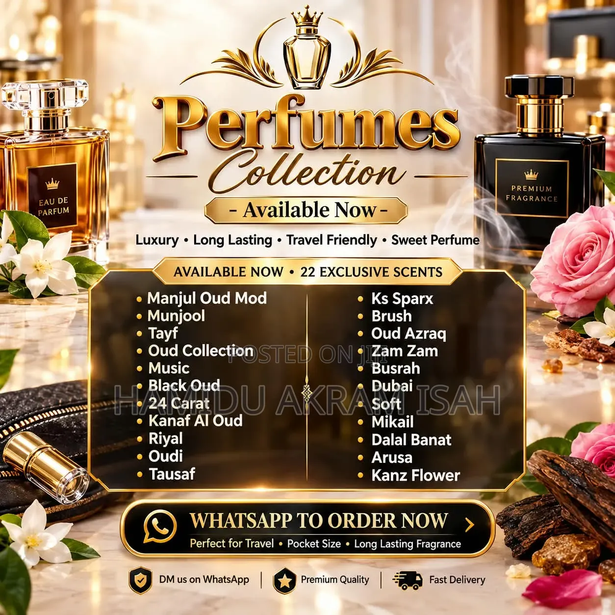 Long Lasting Fragrance Perfume