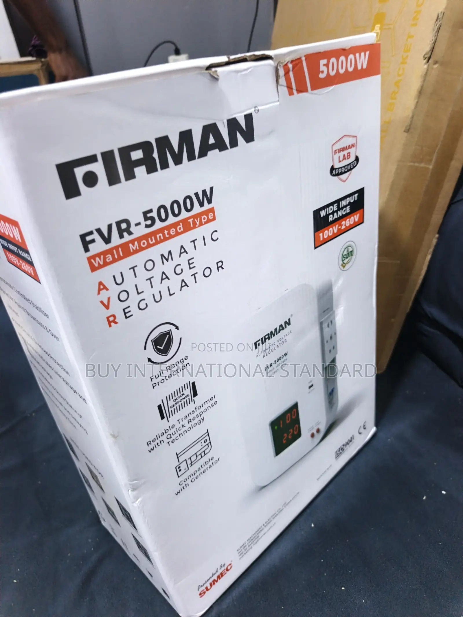 FIRMAN 5KVA Wall Mounted Electrical Regulation Unit