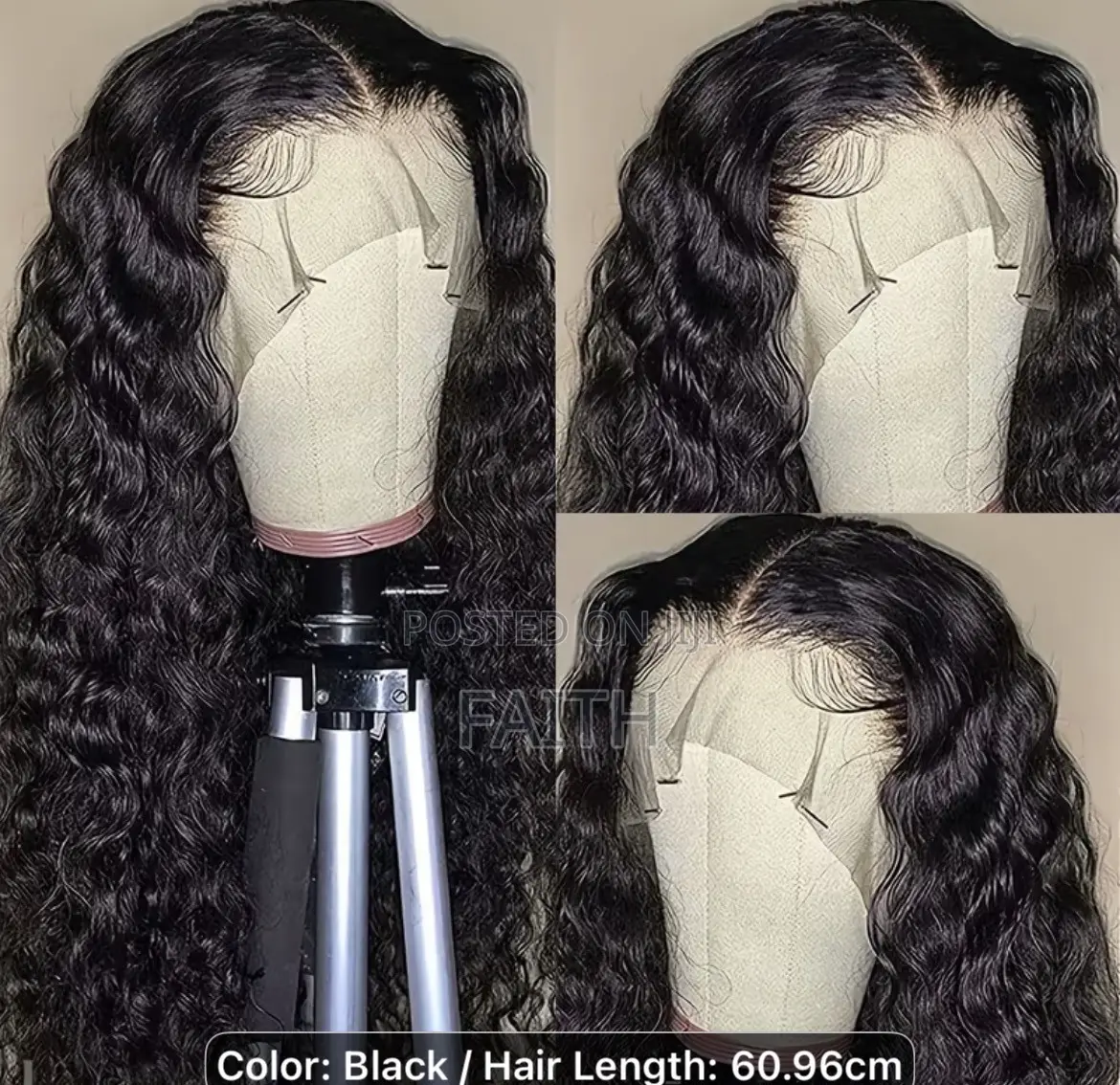 Human Hair Blend Deep Wave