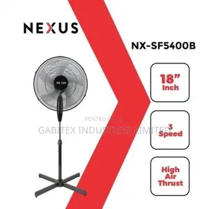 Nexus 18" Standing Fan- NX-SF5400B