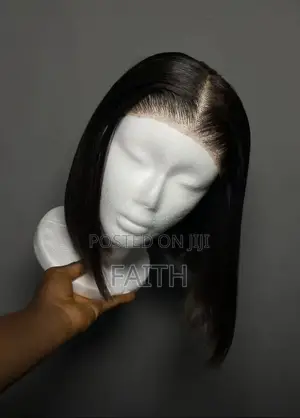 Human Hair Blend Bob Wig