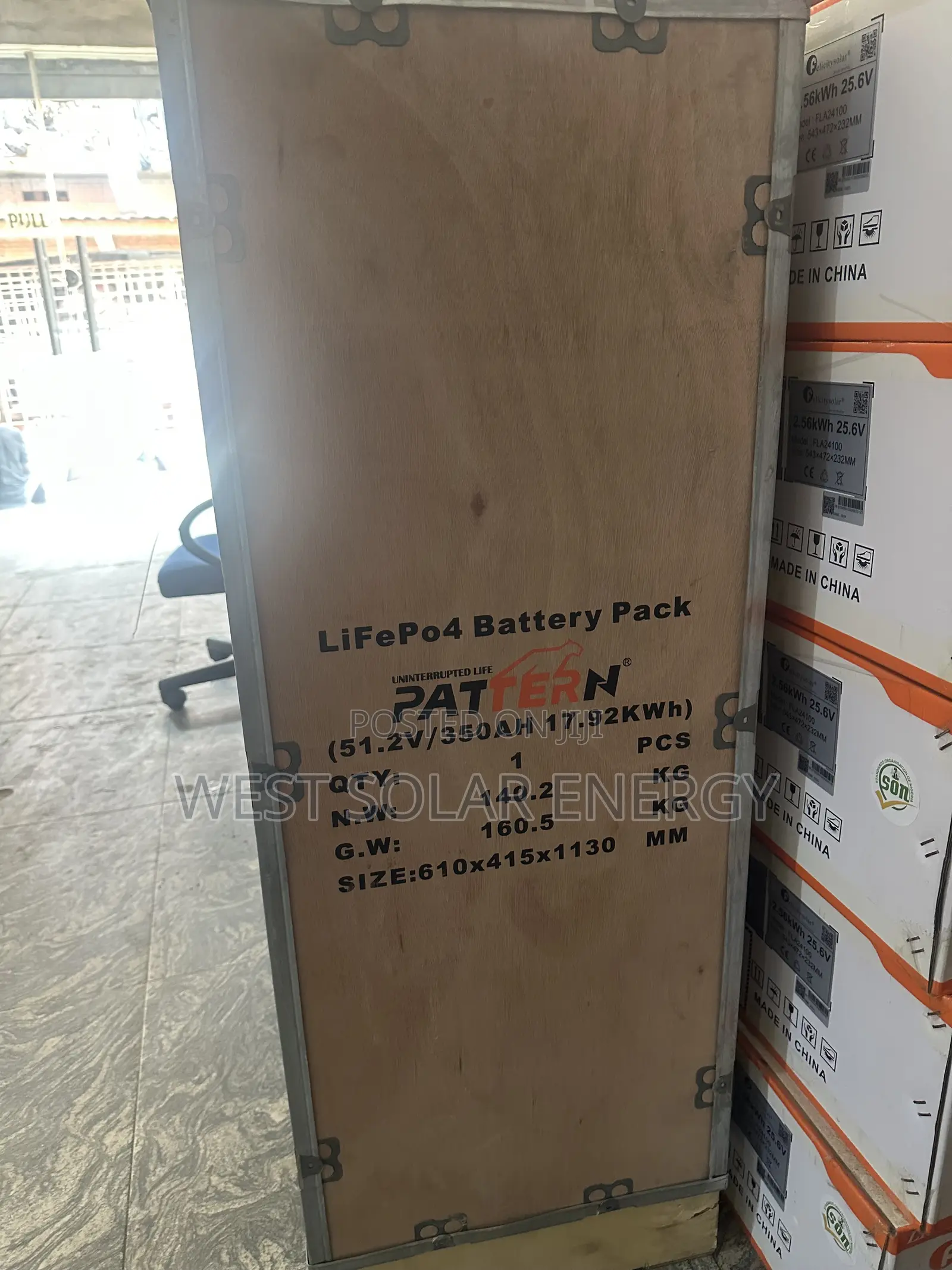 17Kwh 51.2V Pattern Lithium Ion Battery