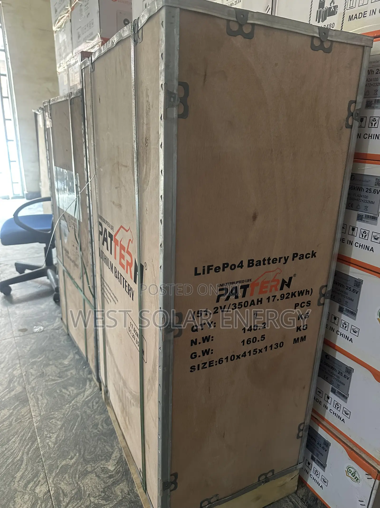 17Kwh 51.2V Pattern Lithium Ion Battery