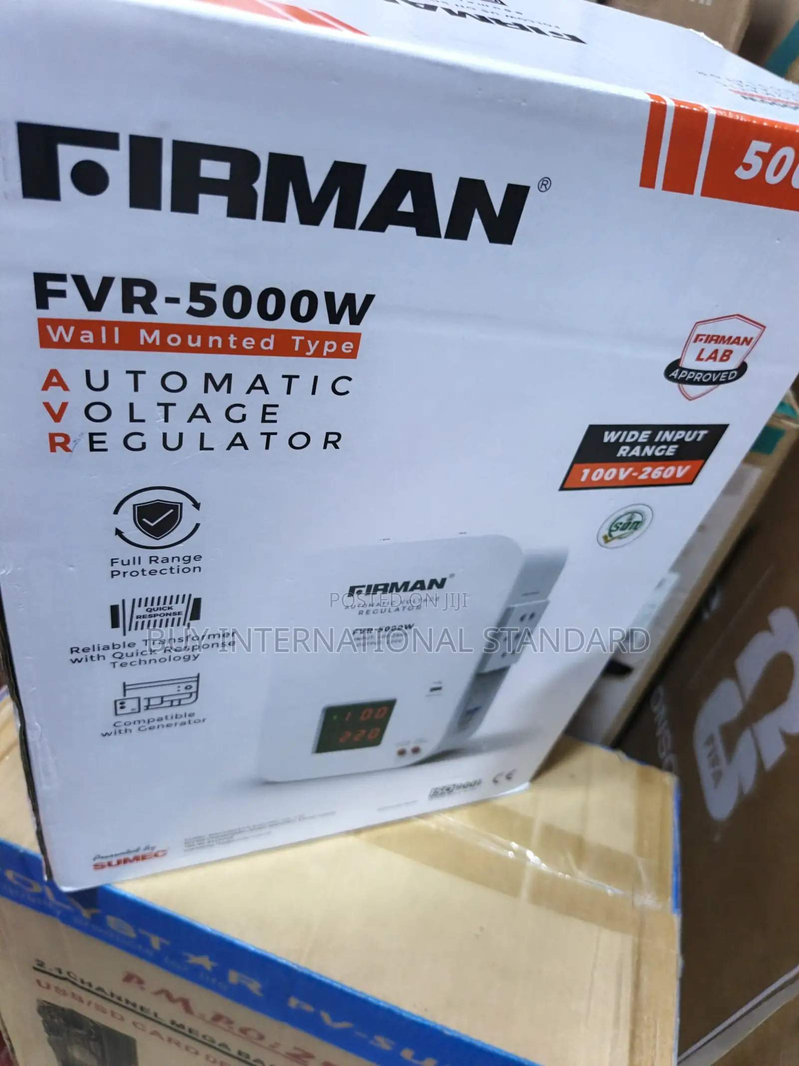 FIRMAN 5KVA Wall Mounted Home Voltage Control Unit