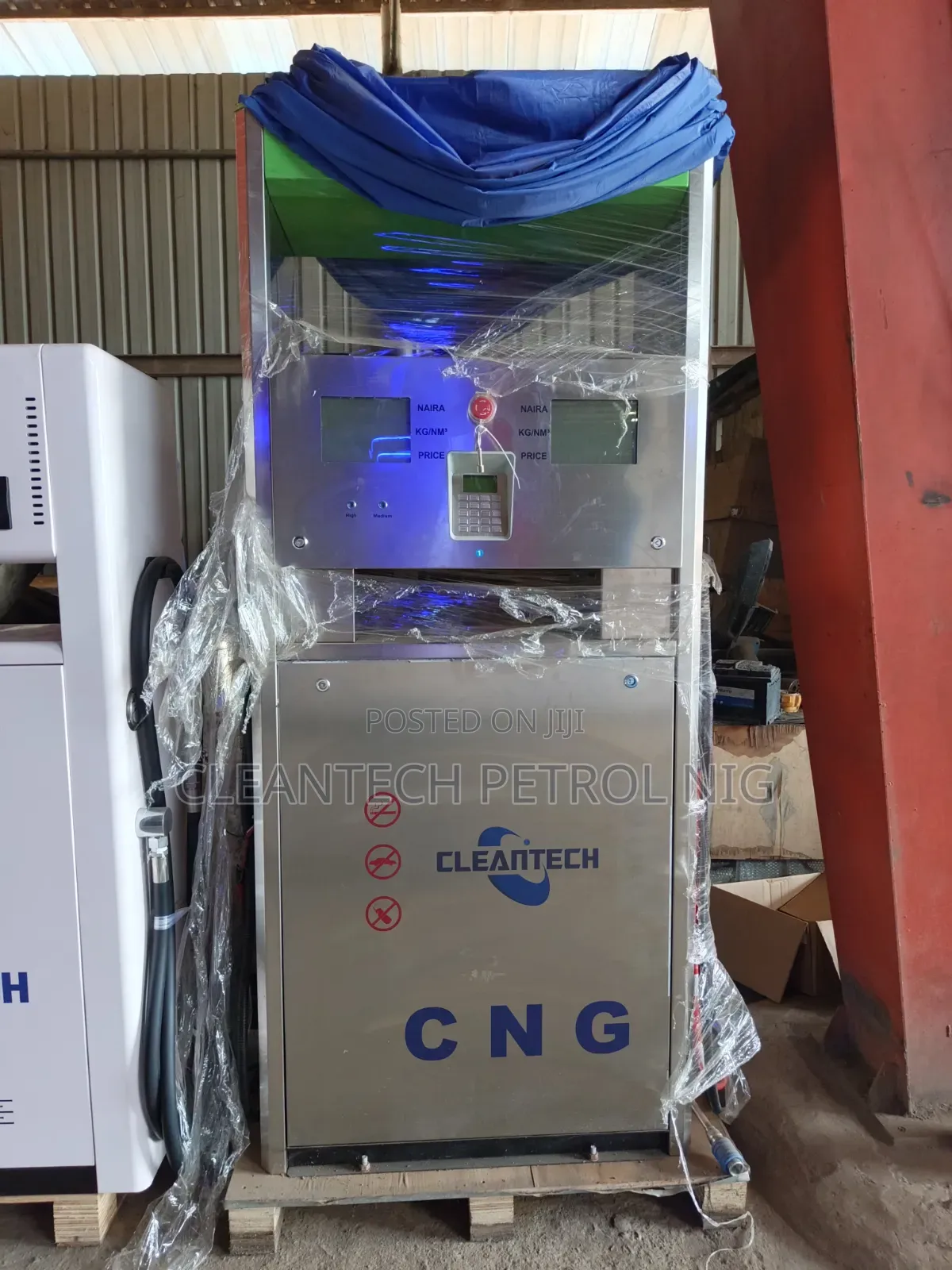 CNG Double Nozzle Dispenser (Stainless Steel Body