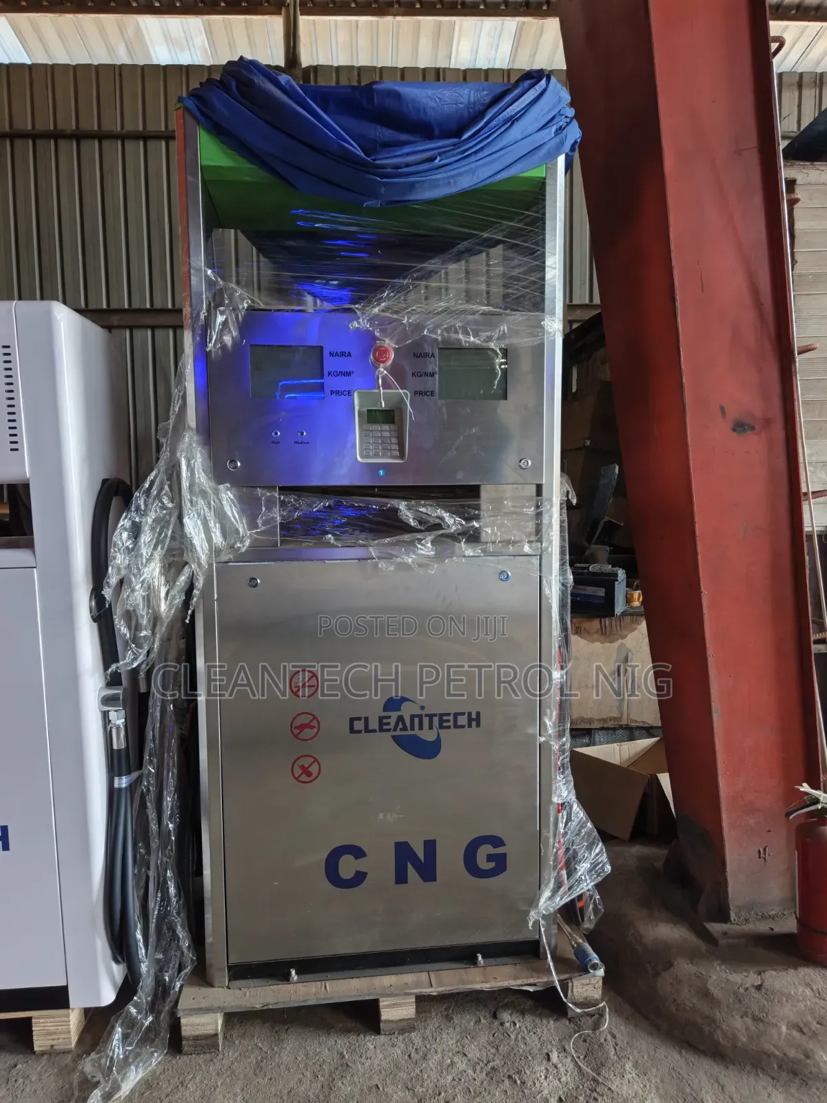 CNG Double Nozzle Dispenser (Stainless Steel Body