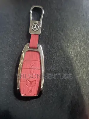 Mercedes-Benz AMG Metal & Leather Keychain