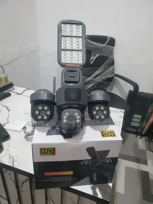 BESTVISION 12MP Ultra HD 4G Solar PTZ Triple Lens Security Camera