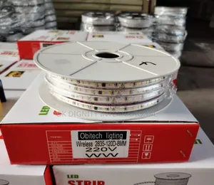Title: 220v LED Strip Light 2835 120D 8mm – Bright Quality Light