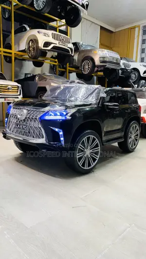Black Lexus 570 Electric Kids Car With Bluet and Remote Age 1-7