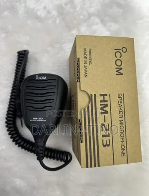 Icom HM-213 Waterproof Floating Speaker Microphone.
