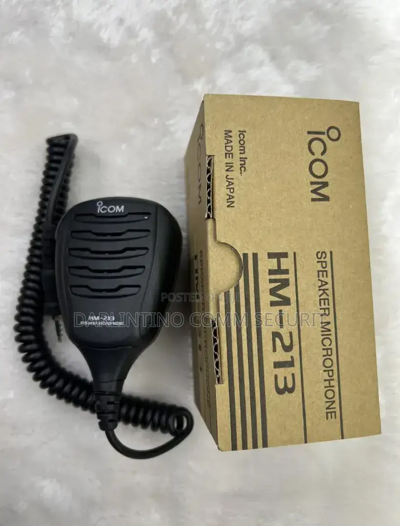 Icom HM-213 Waterproof Floating Speaker Microphone.