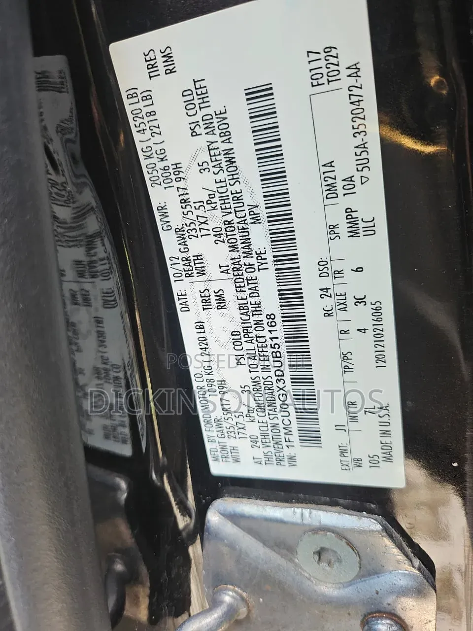 Ford Escape SE 2013 Black