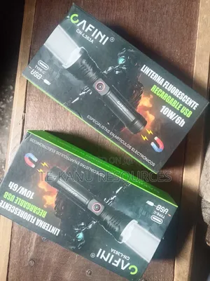 CAFINI White Laser Fluorescent Strip Rechargeable Flashlights.