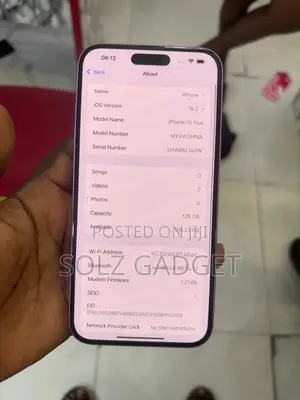 Apple iPhone 16 Plus 128 GB Pink