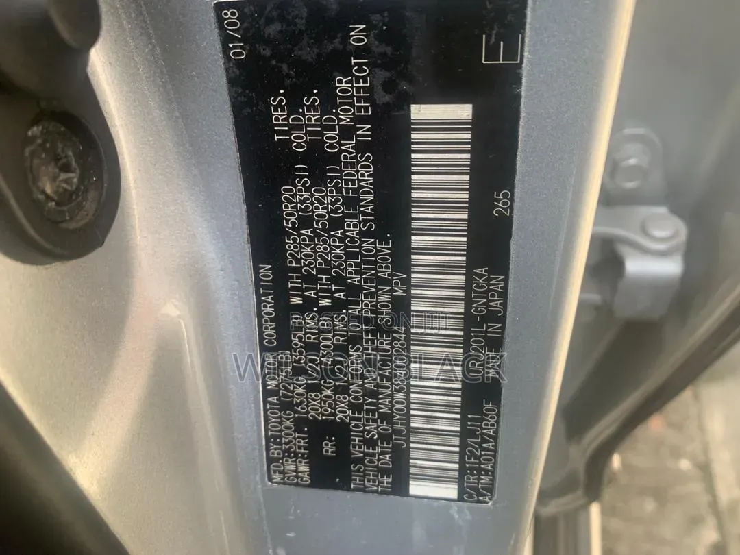 Lexus LX 570 2008 Silver